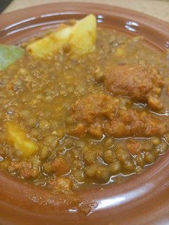 Una foto de Lentejas con chorizo para tres
