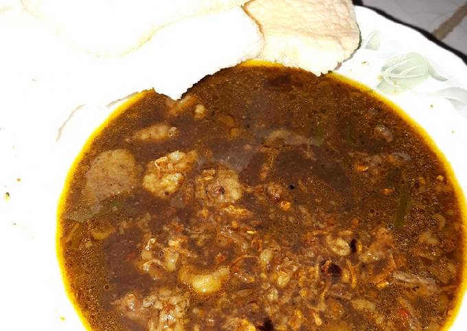 Rawon daging sapi ala mantenan sedayulawas