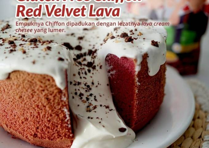 Chiffon Red Velvet Lava Gluten Free