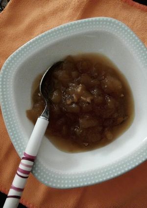 عکسی از دستور مربای سیب