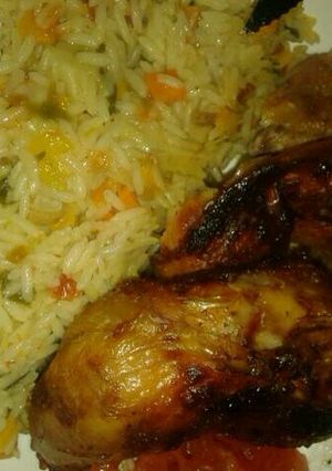Una foto de Arroz con pollo!