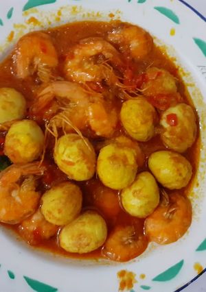 Foto resep Balado udang puyuh