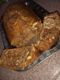 Una foto de Budín marmolado