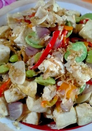 Foto resep Tumis Tahu Pete Teri Medan