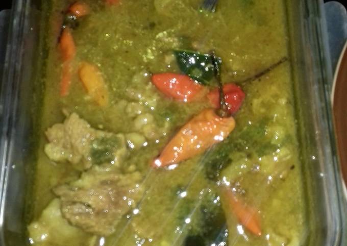 Resep Daging bumbu kuning Anti Gagal