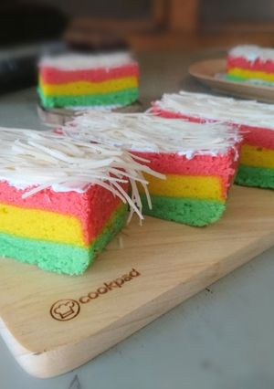 Foto resep Rainbow cake