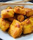 Pescado frito Thai con cúrcuma