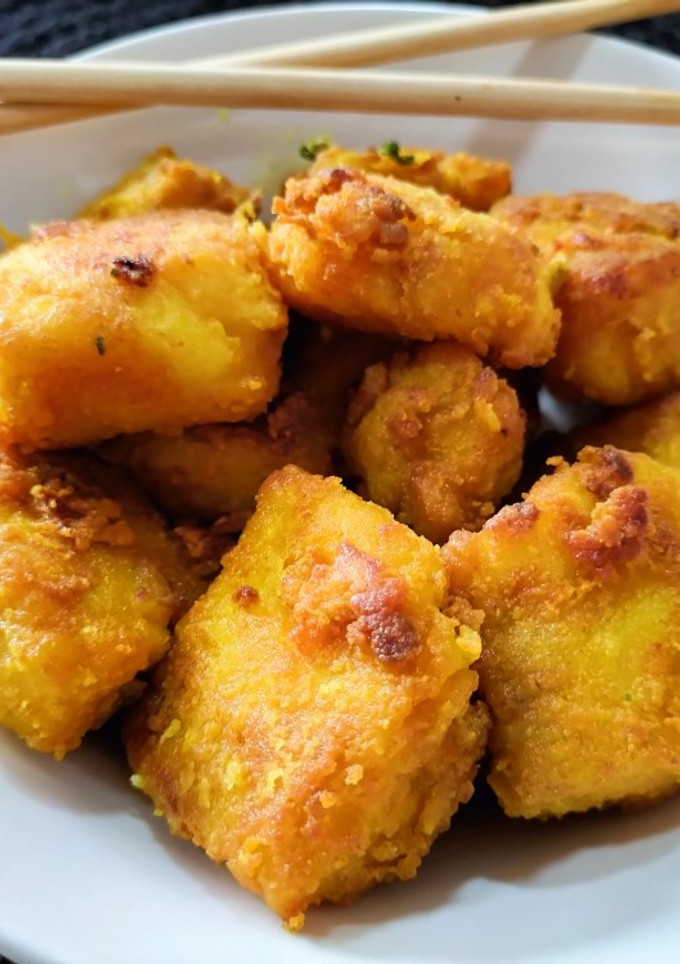 Una foto de Pescado frito Thai con cúrcuma