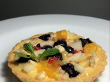 Torta individual frutal con crema pastelera