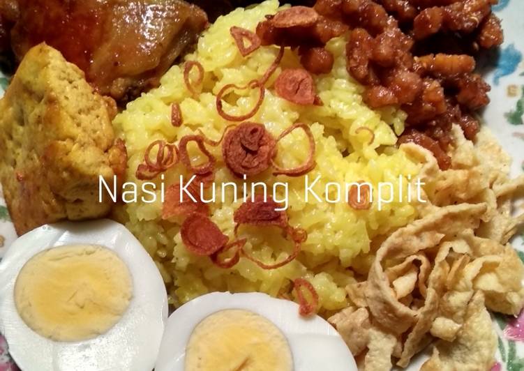 Resep Nasi Kuning Komplit Yang Nikmat