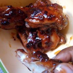 A picture of Sweet & Sticky chicken #charityrecipe.