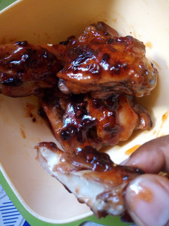 A picture of Sweet & Sticky chicken #charityrecipe.