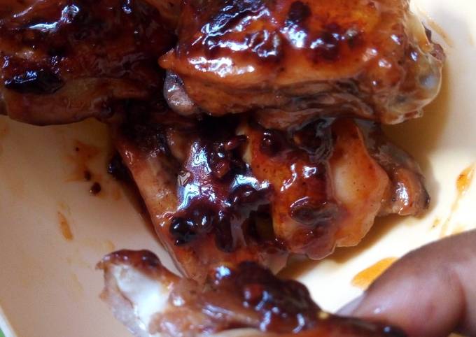 Easiest Way to Prepare Quick Sweet &amp; Sticky chicken #charityrecipe