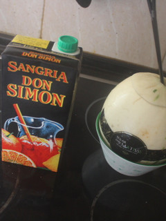 Una foto de Melón blanco con sangría