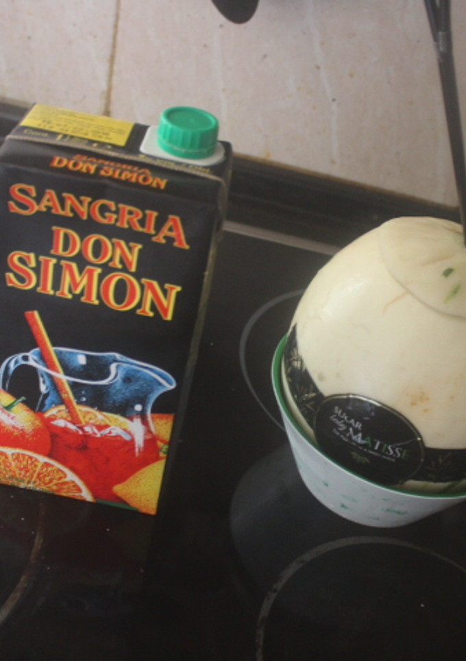 Una foto de Melón blanco con sangría