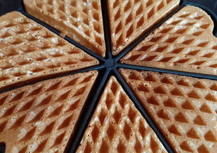 Olahan Fluffy Waffle (Mocaf) | Cara Membuat Fluffy Waffle (Mocaf) Yang Enak Banget