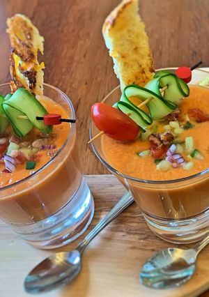 A picture of Gazpacho.