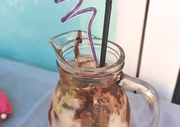 Langkah Mudah untuk Membuat Ice matcha milk chcoco Anti Gagal