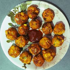 A picture of Corn balls.
