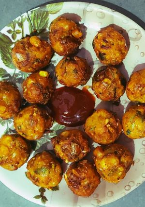 A picture of Corn balls.