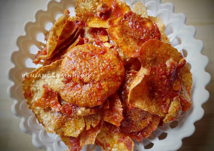 Kerupuk Jengkol Balado #pekaninspirasi