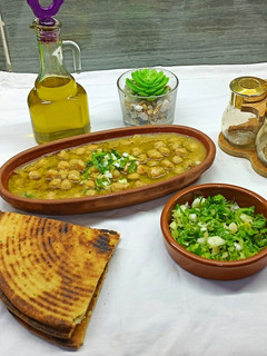 صورة لوصفة حمص دوبل زيت قسنطيني