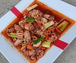 Cara Cepat Cumi balado bumbu sarden pedas Nikmat Lezat Cara Cepat Cumi balado bumbu sarden pedas Nikmat Lezat