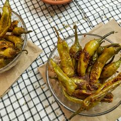 A picture of Bharva achari mirchi.