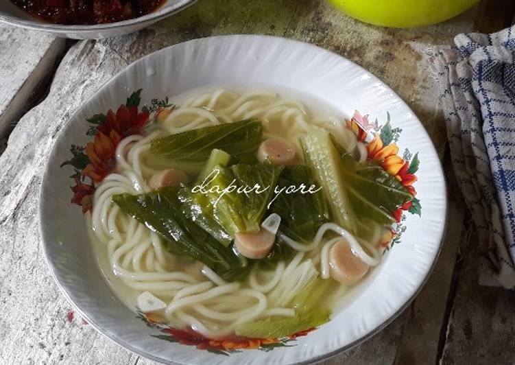 #1 Sayur mie kuah bening seger banget 😍