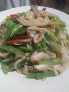 Foto resep Tumis buncis jamur