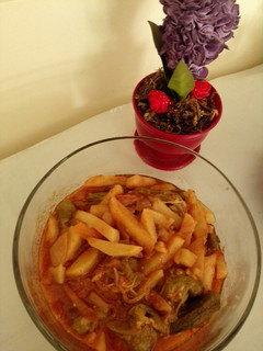 عکسی از دستور خورش بامیه