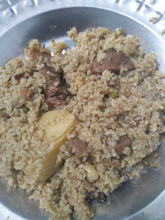 A picture of Mutton Pulao.