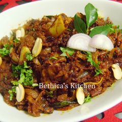 A picture of Peanut Mutton Roast.