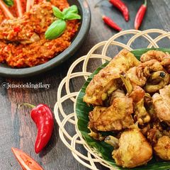 A picture of Indonesian Crispy Coriander Fried Chicken.