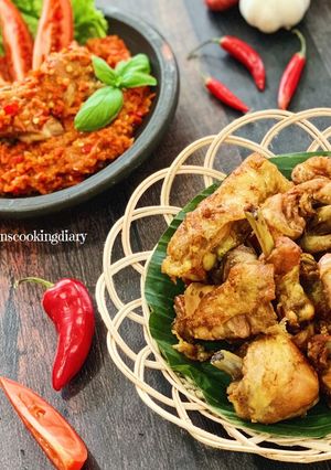 A picture of Indonesian Crispy Coriander Fried Chicken.