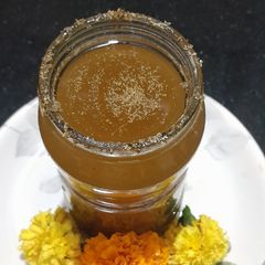 A picture of Saunf Sarbat.