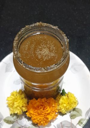 A picture of Saunf Sarbat.