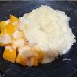 Ketan susu keju mangga