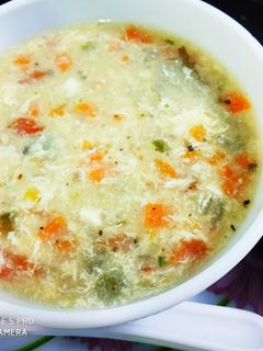 এগ ড্রপ স্যুপ (Egg drop soup recipe in bengali) রেসিপির প্রধান ছবি