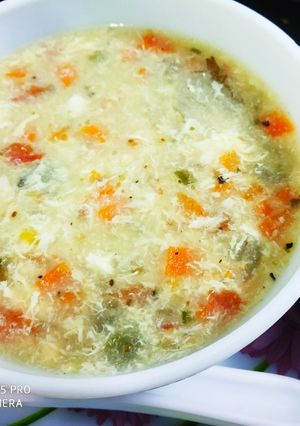 এগ ড্রপ স্যুপ (Egg drop soup recipe in bengali) রেসিপির প্রধান ছবি
