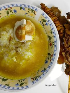 Foto resep 657. Bubur Nasi Kuah Soto