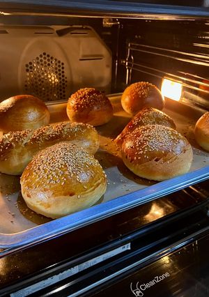 عکسی از دستور نان برگر عالی 🍔 نرم مثل پنبه