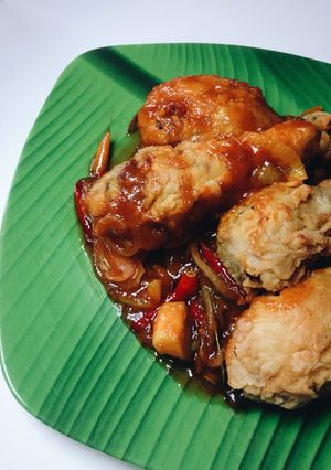 Foto resep Ayam tepung saos pedes manis