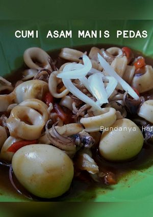 Foto resep Cumi asam manis pedas