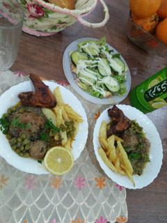 صورة لوصفة قرنون محشي بالجلبانة 😘😘