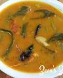 Andhra Style Munagakaya Pappu or Daal with Drumsticks