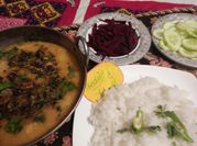 A picture of daal chawal