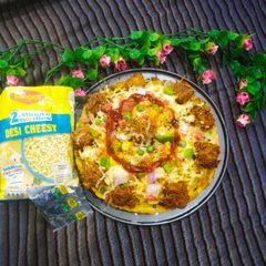 Maggi Manchurian pie A picture of Maggi Manchurian pie.