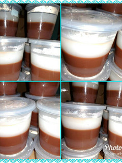 Foto resep Puding coklat vla susu