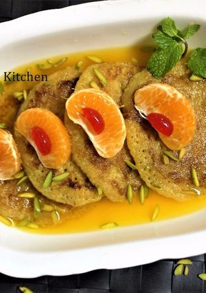 A picture of Ramadan Special - Orange Malpua.